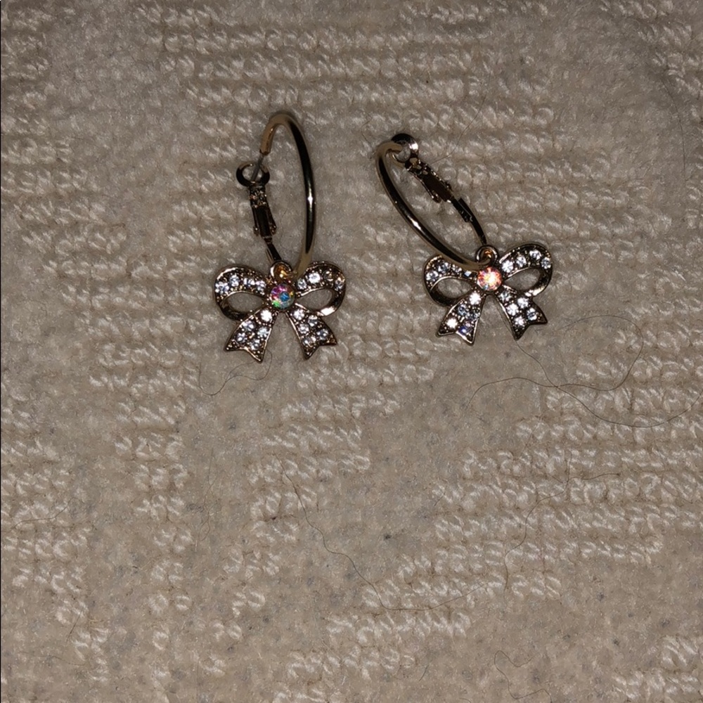 Gold earrings